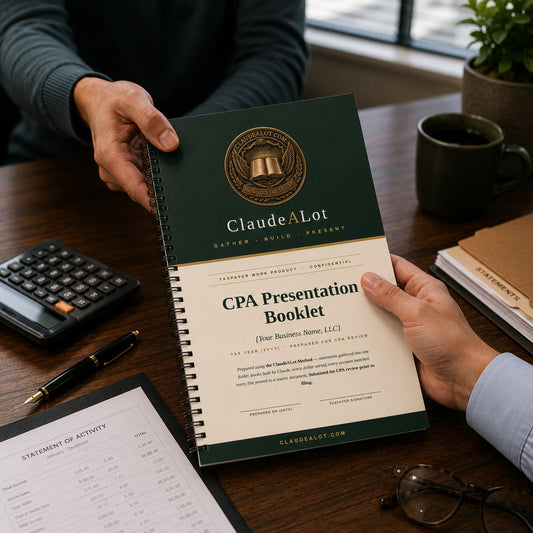 ClaudeALot-Bookkeeping - A Year Of Books. In A Flash
