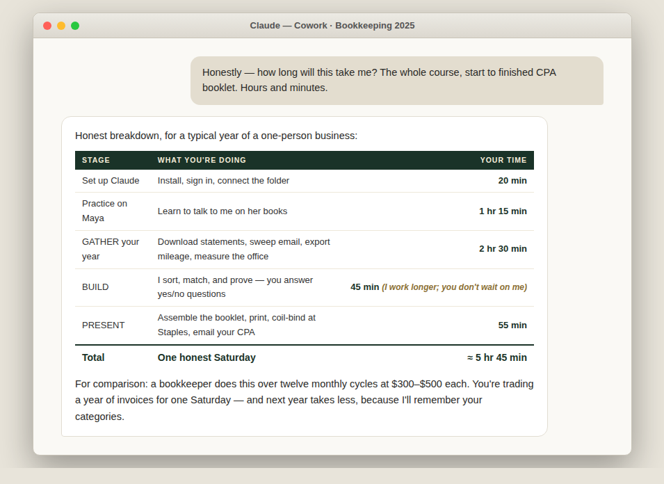 ClaudeALot-Bookkeeping - A Year Of Books. In A Flash
