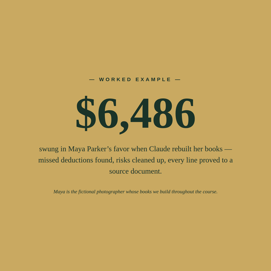 ClaudeALot-Bookkeeping - A Year Of Books. In A Flash
